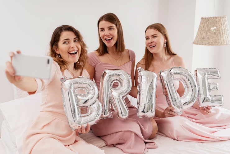 Free Photo women making preparations for wedding