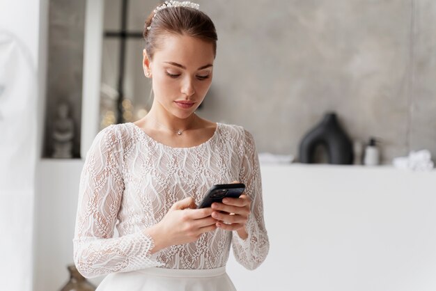 Women making preparations for wedding