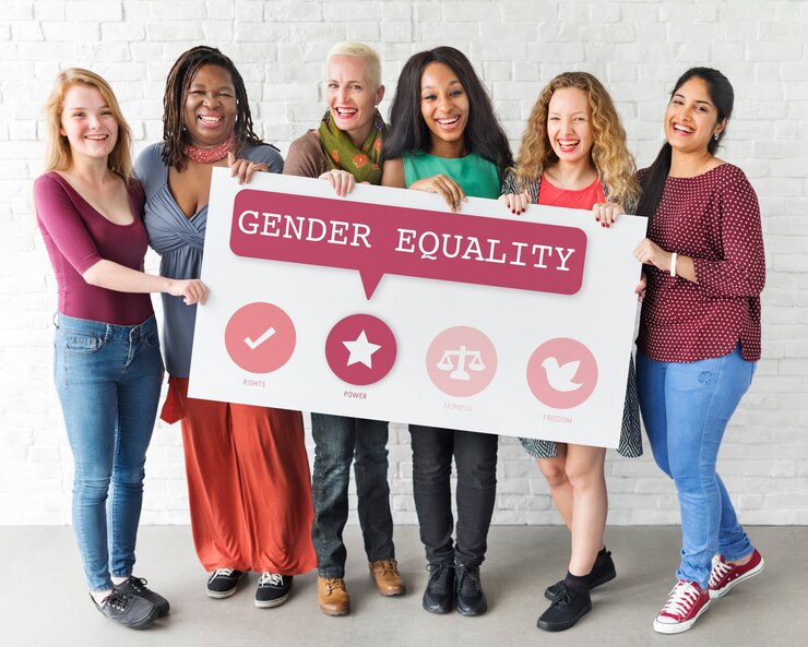 Free Photo women rights equality opportunities fairness feminism concept
