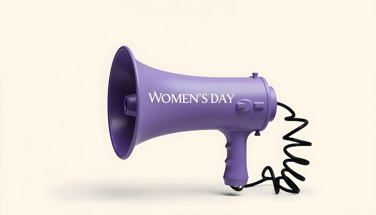Free Photo women's day announcement