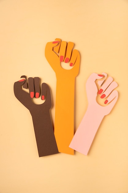 Free Photo women's day still life composition