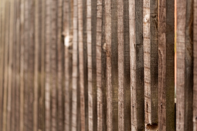 Wood with aged and worn surface