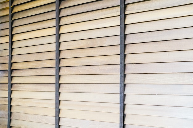 Free photo wooden blinds