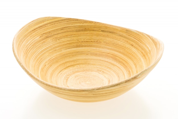 Free photo wooden bowl