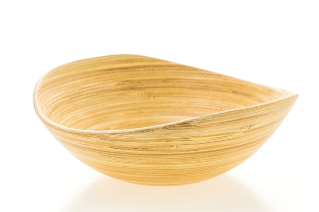 Free photo wooden bowl