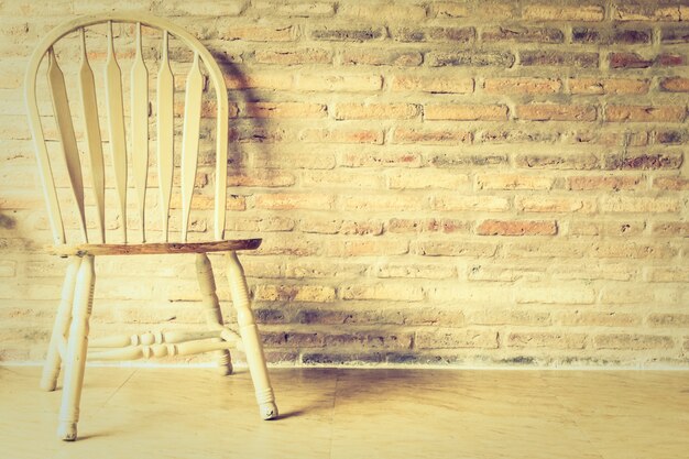 Wooden chair and table