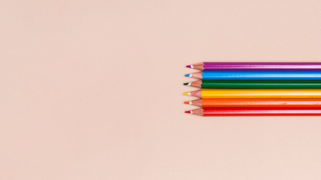 Wooden colored pencils LGBT 