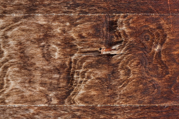 Wooden grain on worn surface