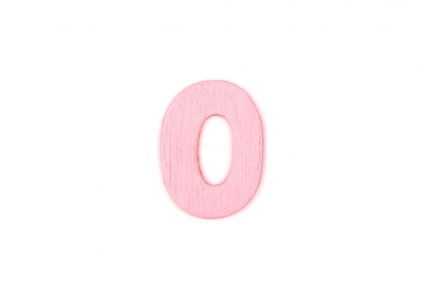 Free photo wooden letter o