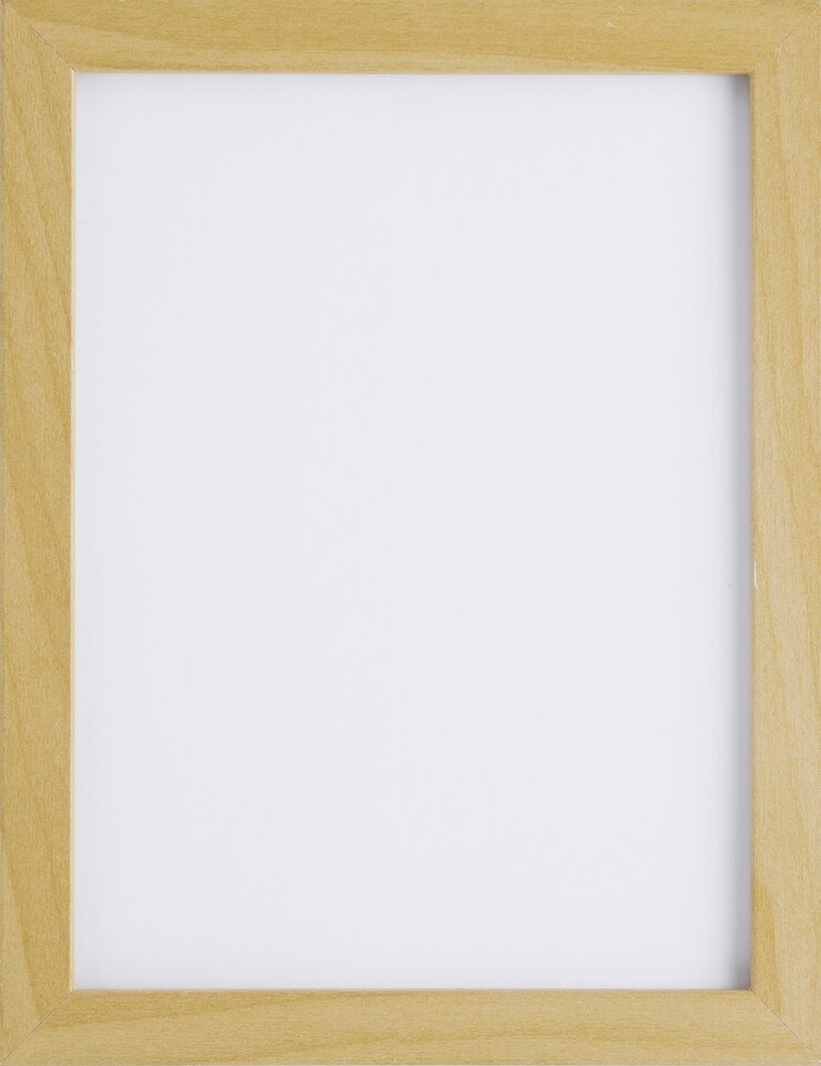 Free Photo wooden minimalist frame with empty space 