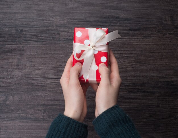 wooden paper christmas space ribbon