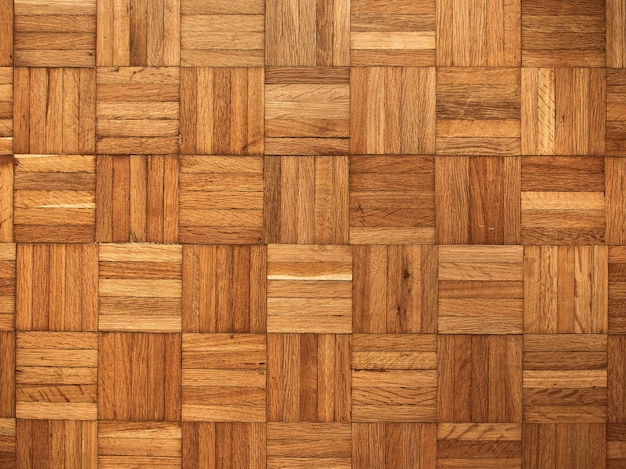 Wooden parquet floor