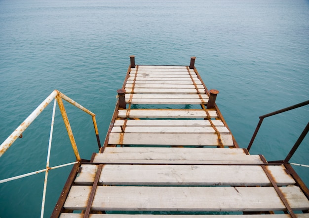 Wooden pier