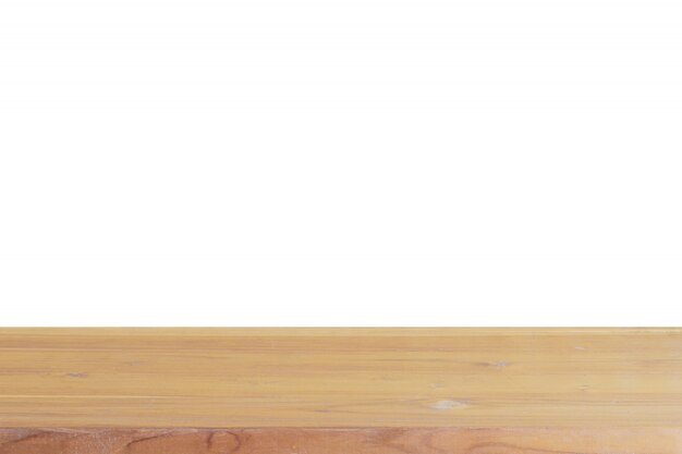 Free photo wooden surface with white background