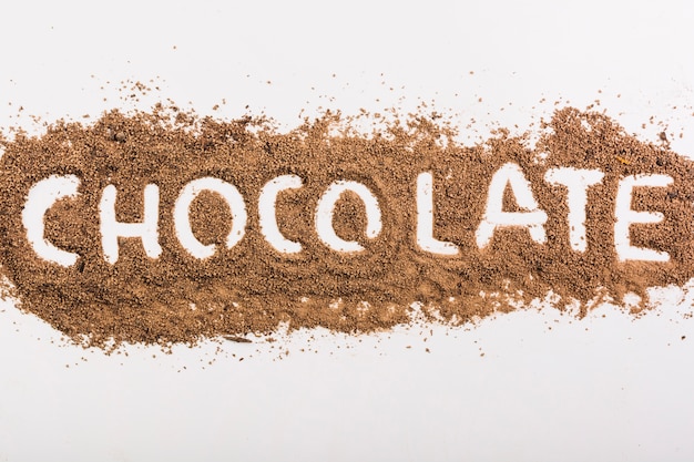 チョコレートの言葉のチョコレート