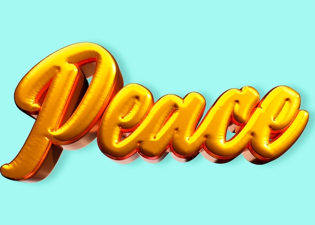 word in the form of a balloon