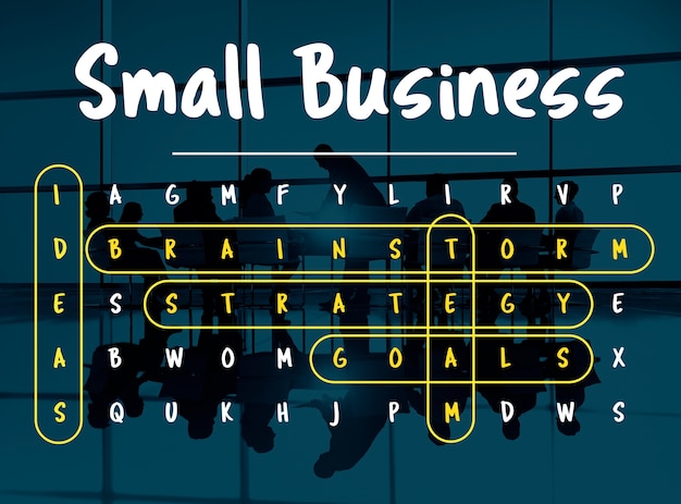Free photo wordsearch game word corporation business