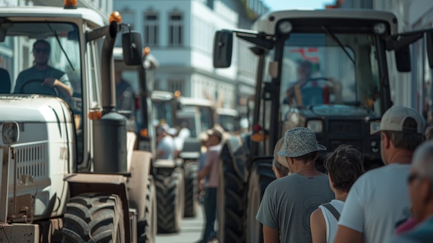 Foto gratuita lavoratore che protesta per i diritti del lavoro