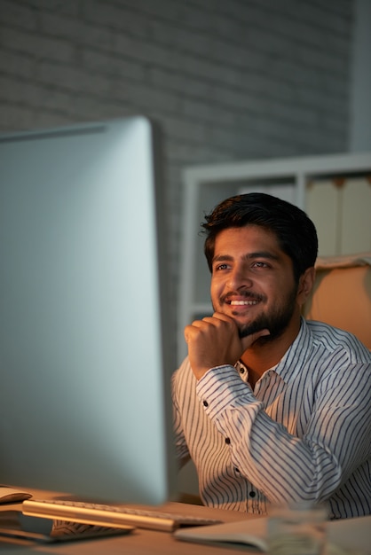 Uomo d'affari di lavoro