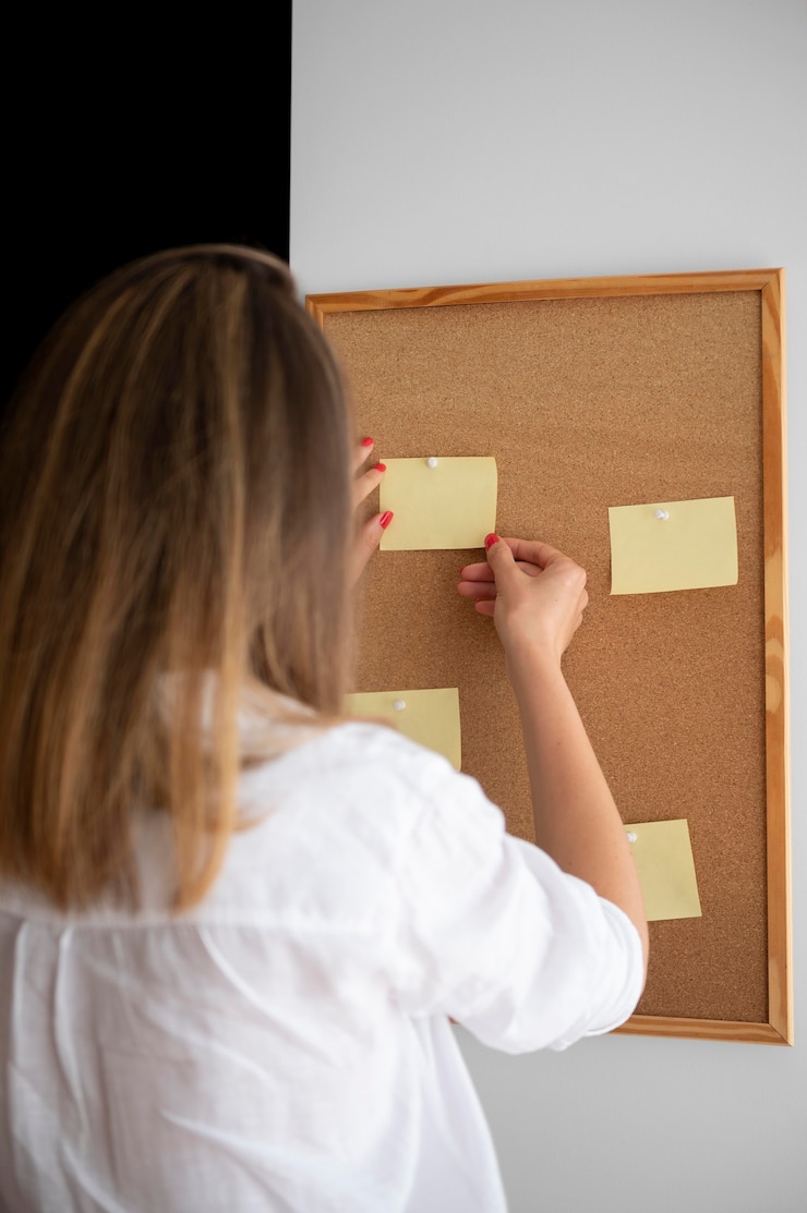 Free Photo working from home time management concept