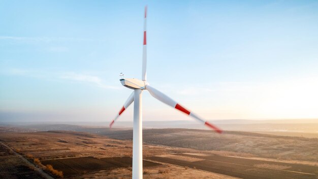 Working wind turbine in Moldova