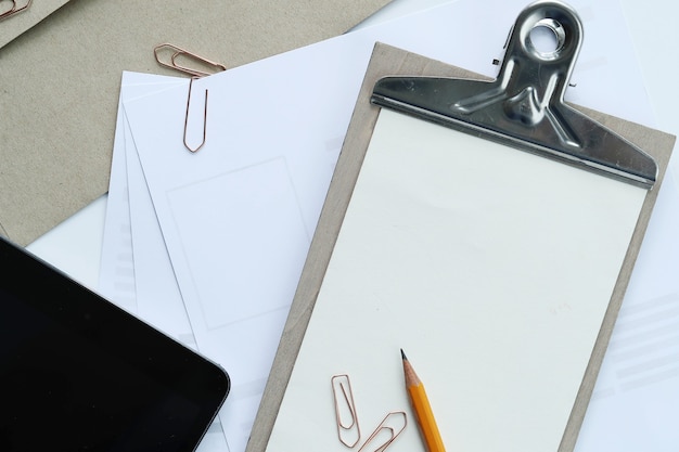 Free photo workspace. workplace and office table