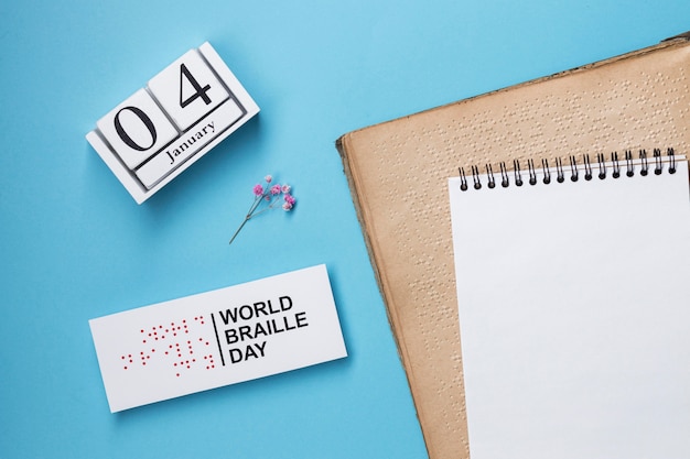 World braille day arrangement