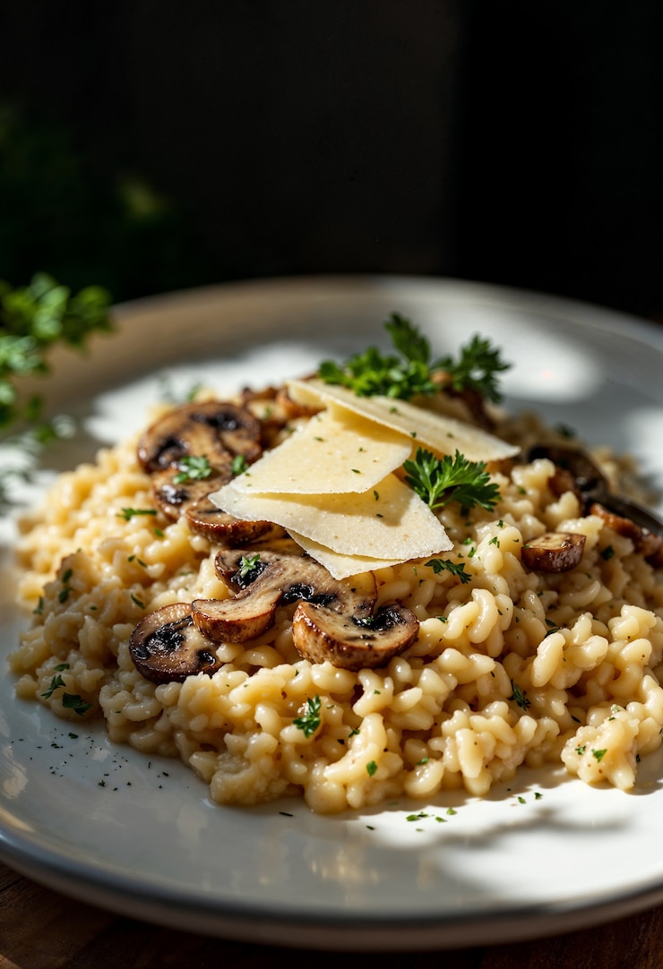 Truffle Risotto - The Wild Artichoke's signature dish