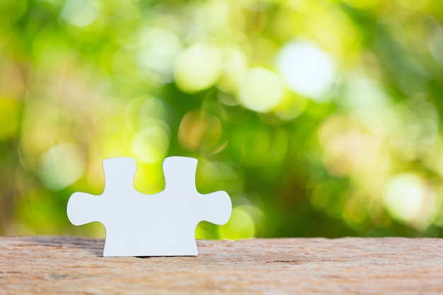 World Habitat Day,close up picture of a piece of white jigsaw