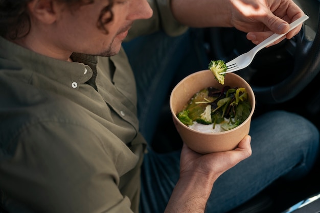 Free photo world health day  celebration with nutritious food