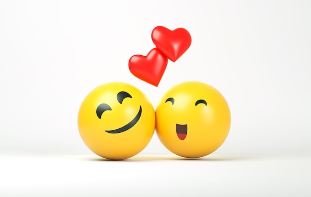 Free photo world smile day emojis arrangement