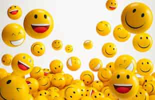 Free photo world smile day emojis