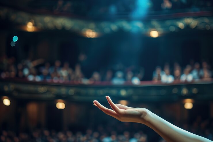 Free Photo world theatre day celebration