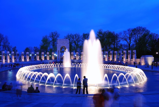 Free photo world war ii memorial washington dc