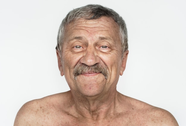 Free photo worldface-american man in a white background