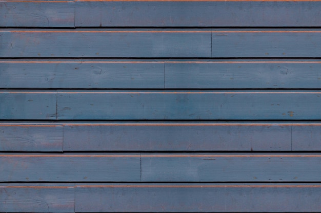 Worn blue wooden slats texture