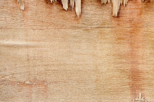 Worn wooden surface with chipping