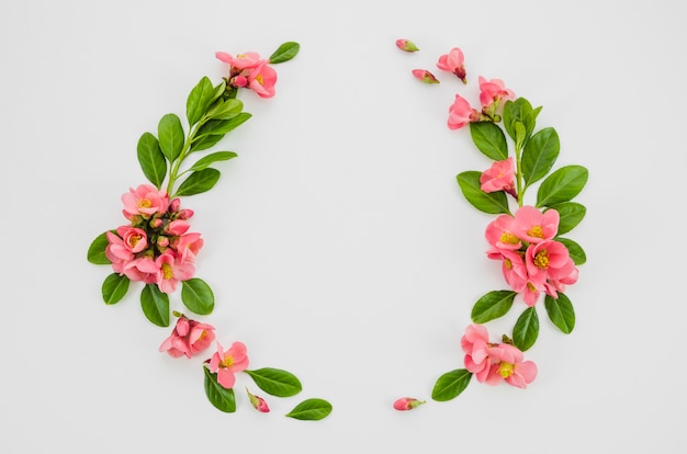 Free photo wreath of flowers