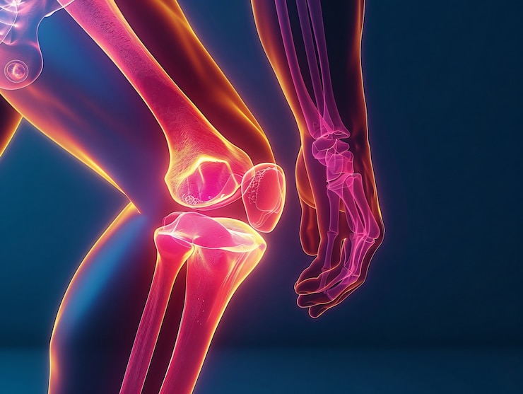 Free Photo x-ray with neon colors