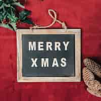 Free photo xmas slate