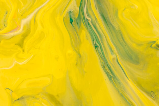 Yellow acrylic contemporary art