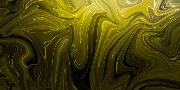 Бесплатное фото Желтая и золотая масляная краска абстрактный фон масляная краска желтая и золотая масляная краска для фона желтая и золотая мраморная текстура абстрактный фон