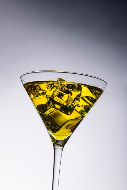 Yellow cocktail