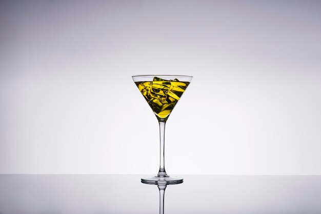 Yellow cocktail