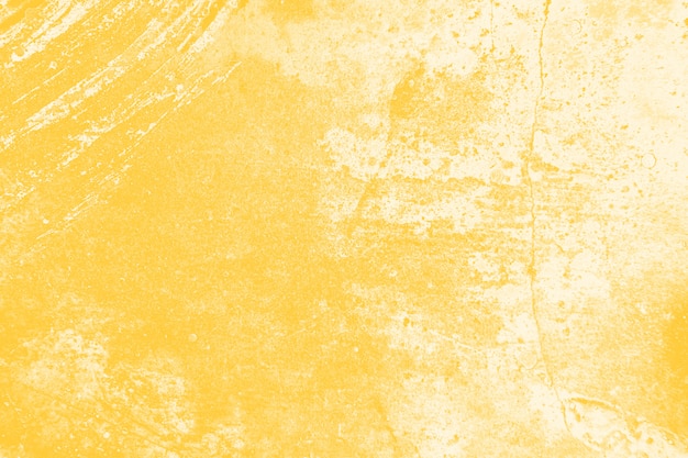 無料写真 黄色の苦しめられた壁のテクスチャ背景