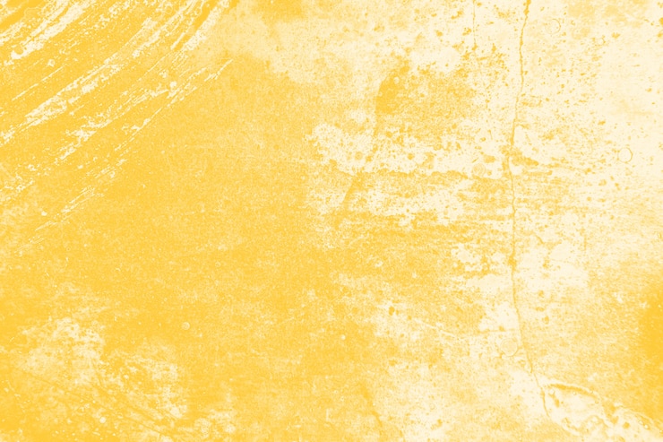 Free Photo yellow distressed wall texture background