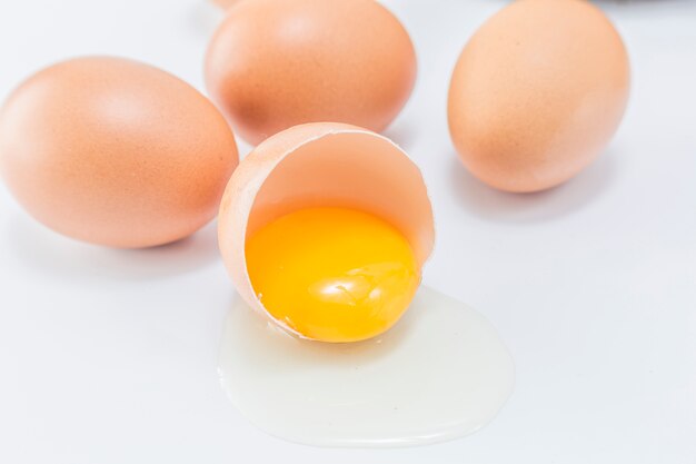 yellow fragile ingredient yolk light
