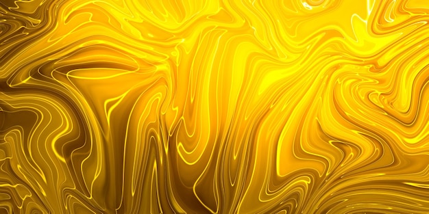 黄色と金の油絵の具の抽象的な背景油絵の具黄色と金の背景の油絵の具黄色と金の大理石のパターンテクスチャ抽象的な背景
