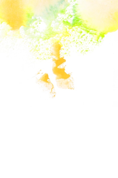 Free photo yellow and green soft watercolor texture backdrop