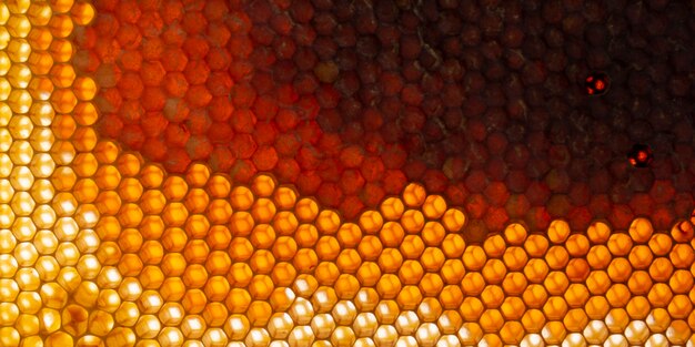 Yellow honeycomb texture